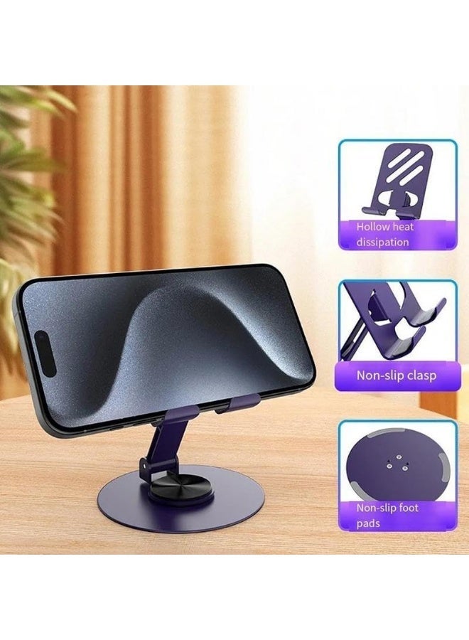 360 Degree Rotating Foldable Phone Holder - Adjustable Height and Angle S759 - Image 5